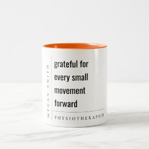 Modernes, dankbares Geschenk des Motivierend Physi Zweifarbige Tasse