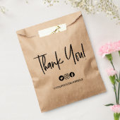 Modernes Dankeschön an Sie handhabte Script Social Geschenktütchen (Versiegelt)