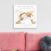 Modernes Dankeschön, dass du mein Foto der Eltern  Leinwanddruck (Insitu (Wohnzimmer))