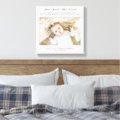 Modernes Dankeschön, dass du mein Foto der Eltern  Leinwanddruck (Insitu (Schlafzimmer))