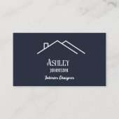 Modernes Dekor des Calligraphy House Räume Designe Visitenkarte (Vorderseite)