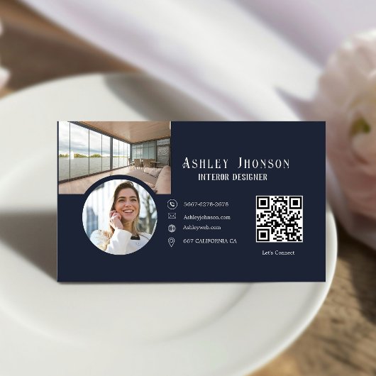 Modernes Dekor des Calligraphy House Räume Designe Visitenkarte