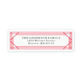 Modernes Dekor in Rot und Weiß | Urlaub (Vorne)