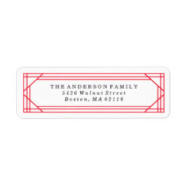 Modernes Dekor in Rot und Weiß | Urlaub