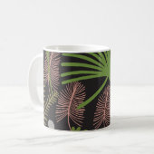 Modernes Dekorationsmuster aus Foliage Kaffeetasse (Vorderseite Links)