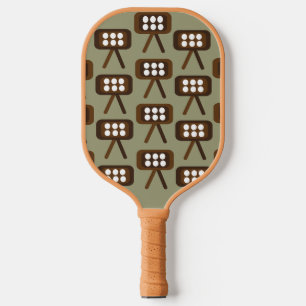 Modernes dekoratives Set des Fernsehens aus dem Mi Pickleball Schläger