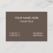 Modernes dekoratives Set des Fernsehens aus dem Mi Visitenkarte (Rückseite)