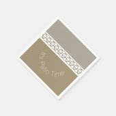 Modernes Dekordesign Serviette (Ecke)