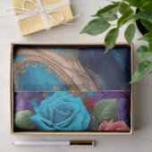 Modernes Dekoupage Blume Krongewebe Papier (Geschenk)