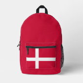 Modernes Denmark-Skandinavien Flaggenstaat Souveni Bedruckter Rucksack (Vorderseite)