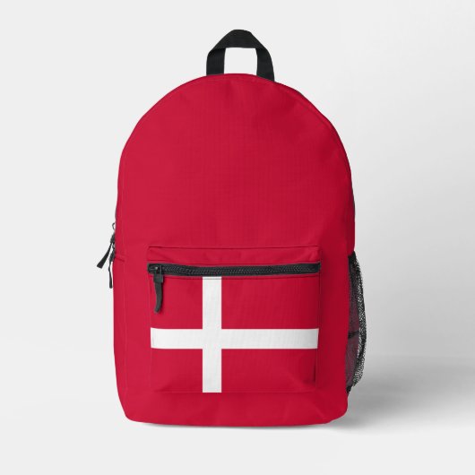 Modernes Denmark-Skandinavien Flaggenstaat Souveni Bedruckter Rucksack (Vorderseite)