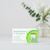 Modernes Dental Tooth Logo Mini Termin Geschäft (Stehend Vorderseite)