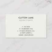 MODERNES DESERT CACTUS FLORAL GARTEN WATERCOLLE VISITENKARTE (Rückseite)