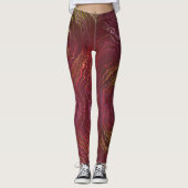 Modernes Design abstrakter Marmor Leggings (Vorderseite)