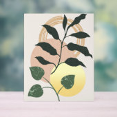 Modernes Design Acrylschild (Neutral)