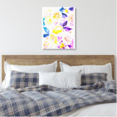 modernes Design aus Limonade, exotisches Design Leinwanddruck (Insitu (Schlafzimmer))