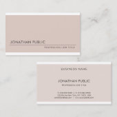 Modernes Design Beruflicher Cooler Luxus Visitenkarte (Vorne/Hinten)