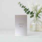 Modernes Design Beruflicher Glamour Visitenkarte (Stehend Vorderseite)