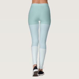 Modernes Design Blau Grün Elegantes Template Paste Leggings