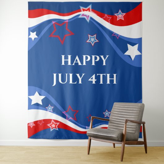 Modernes Design der amerikanischen Flagge Wandteppich (Beispiel)