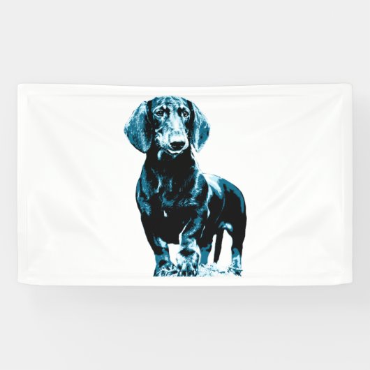 Modernes Design der Dackel Banner (Horizontal)