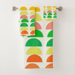 Modernes Design der geometrischen Formen des helle Badhandtuch Set