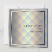 Modernes Design der Männerpartei Einladung (Vorderseite)