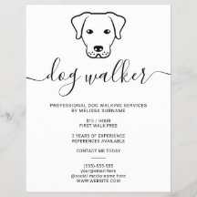 Modernes Design der Minimalistischen Dog Line - Hu