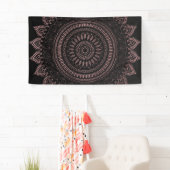 Modernes Design der Rose Mandala Banner (Insitu)