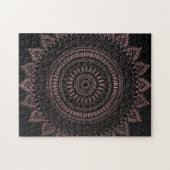 Modernes Design der Rose Mandala Puzzle (Horizontal)