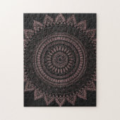 Modernes Design der Rose Mandala Puzzle (Vertikal)