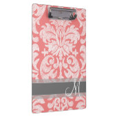 Modernes Design der Spitzenmatte - Korallen und Gr Klemmbrett (Rechts)