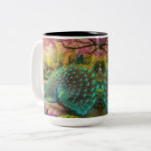 Modernes Design der Tasse und Niedliche Tasse und (Vorderseite Links)