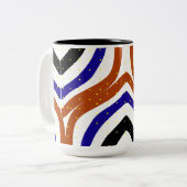 Modernes Design der Tasse und Niedliche Tasse und (Vorderseite Links)