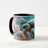 Modernes Design der Tasse und Niedliche Tasse und (Vorderseite Links)