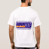 Modernes Design der Typografie im weißen Text T-Shirt (Rückseite)