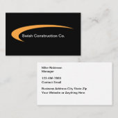 Modernes Design der Visitenkarte (Vorne/Hinten)