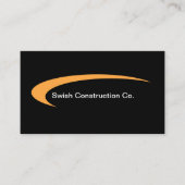 Modernes Design der Visitenkarte (Vorderseite)