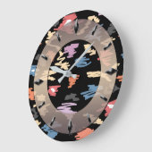 Modernes Design der Wanduhr. Große Wanduhr (Winkel)