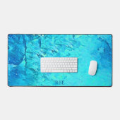 Modernes Design der Wasserfarbe tropische Ozeane Schreibtischunterlage (Tastatur & Maus)