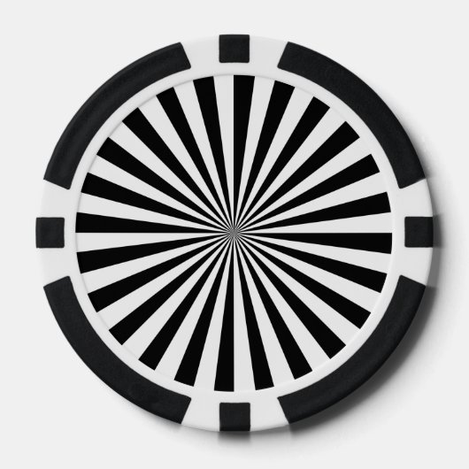 Modernes Design des optischen Burst Spinning Wheel Pokerchips (Vorderseite)