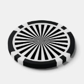 Modernes Design des optischen Burst Spinning Wheel Pokerchips (Einzeln)