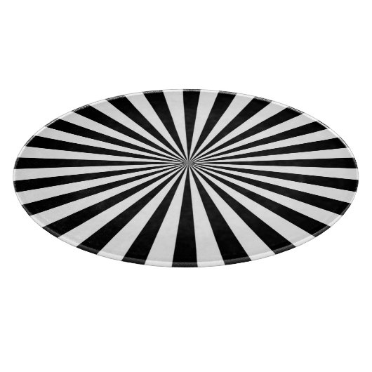 Modernes Design des optischen Burst Spinning Wheel Schneidebrett (Ecke)