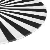 Modernes Design des optischen Burst Spinning Wheel Schneidebrett (Ecke)