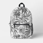 Modernes Design des tropischen Leaf-Musters Bedruckter Rucksack (Vorderseite)