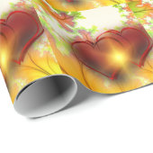 Modernes Design Design Muster Accessoires, Liebe Geschenkpapier (Rolleneckpunkt)