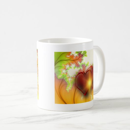 Modernes Design Design Muster Accessoires, Liebe Kaffeetasse (VorderseiteRechts)