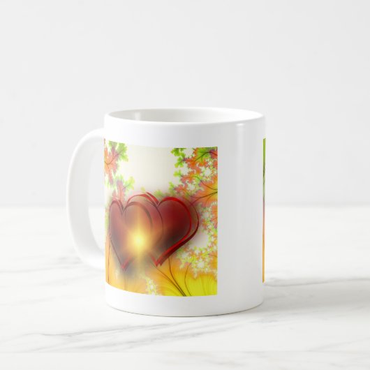 Modernes Design Design Muster Accessoires, Liebe Kaffeetasse (Vorderseite Links)
