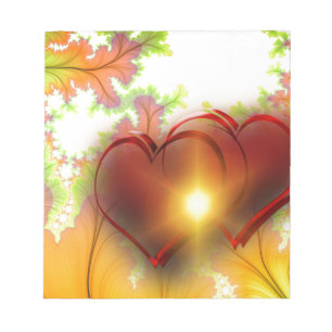 Modernes Design Design Muster Accessoires, Liebe Notizblock