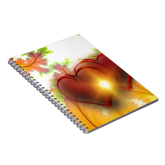 Modernes Design Design Muster Accessoires, Liebe Notizblock (Rechte Seite)